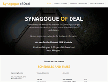 Tablet Screenshot of dealshul.org